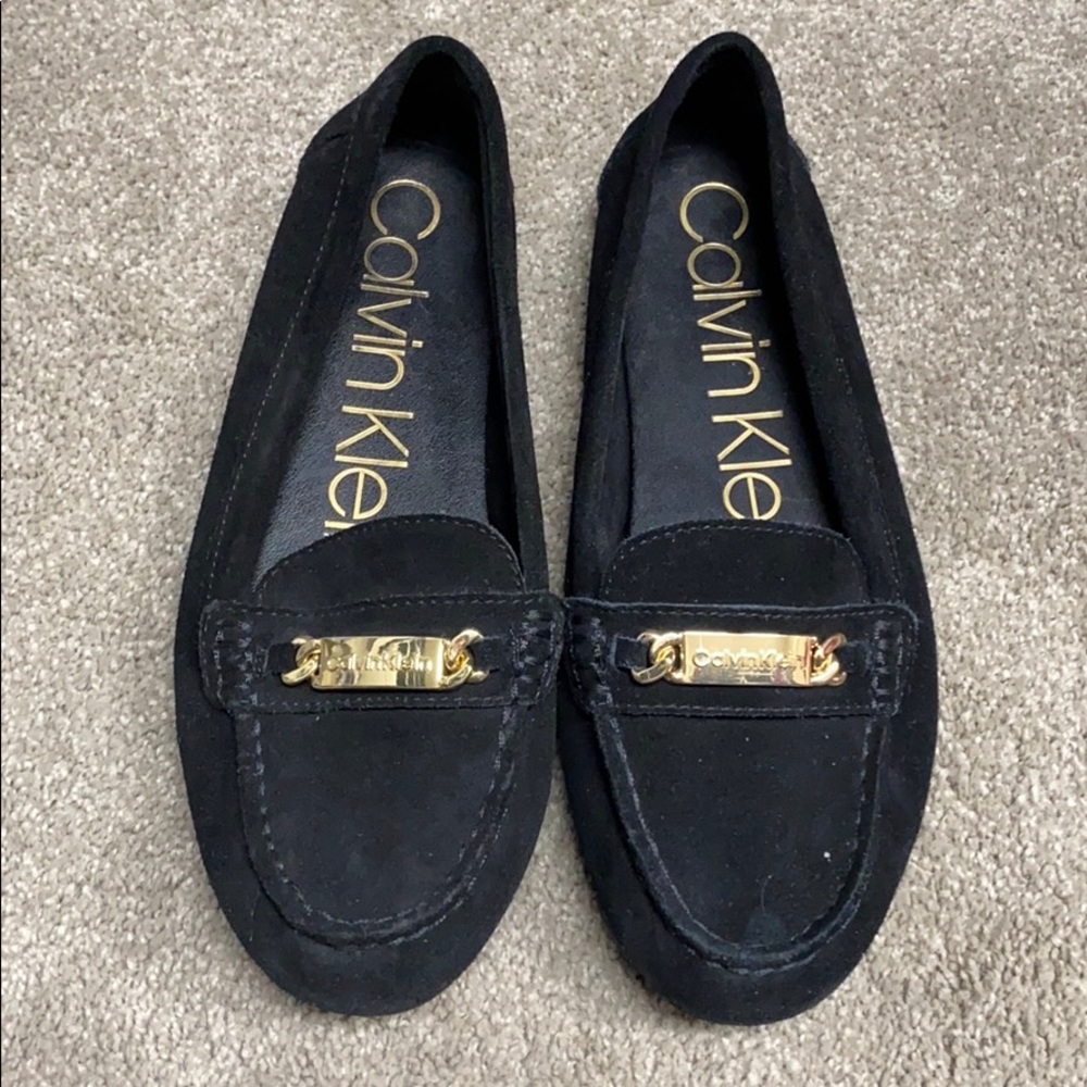 Calvin Klein black loafers size 6.5